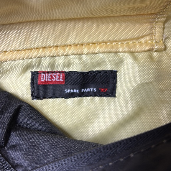 Diesel Vintage Reversible Retro small bag Black and Yellow Diesel Logo - Picture 11 of 13